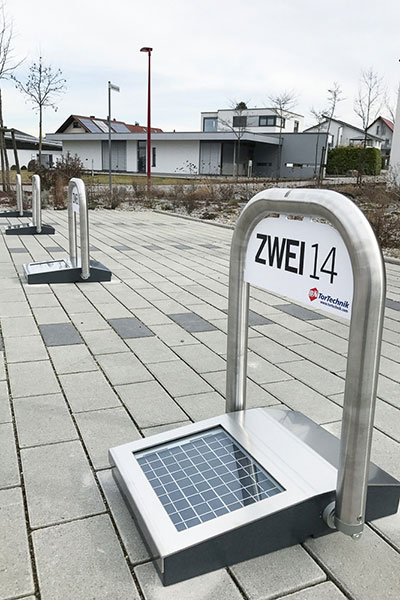 Barrière de Parking solaire