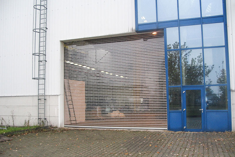 transparent roller shutter